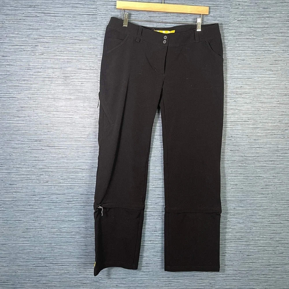 Lole Womens zip off‎ bottom outdoor pants Convertible Size 12 Adjustable waist